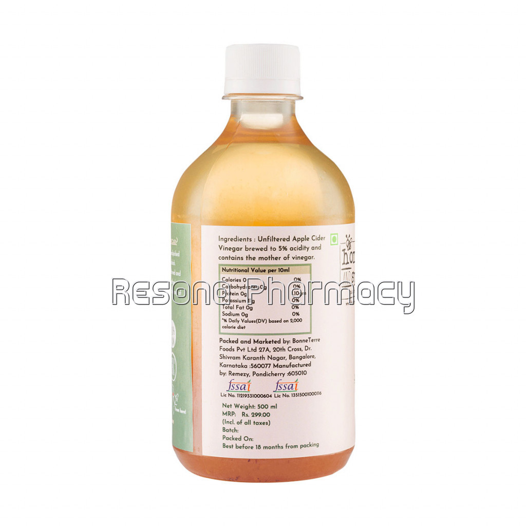 Apple Cider Vinegar With The Mother 500Ml