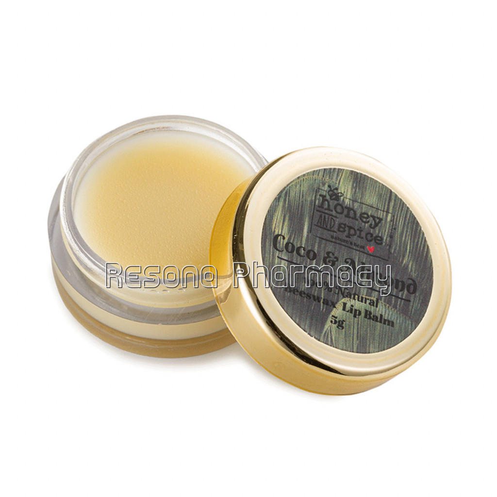 Coconut and Almond Lip Balm (Beeswax Based) 5Gm