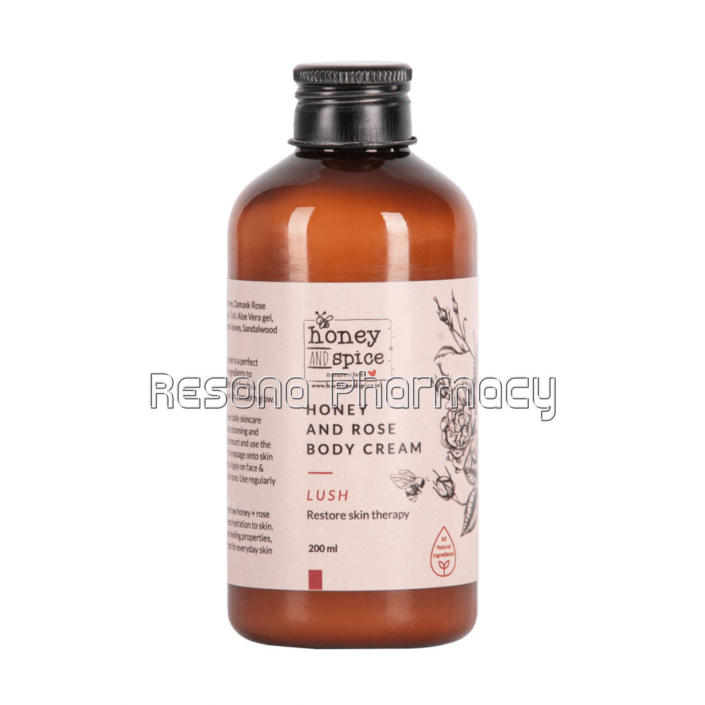 Honey And Rose Body Cream 200Ml