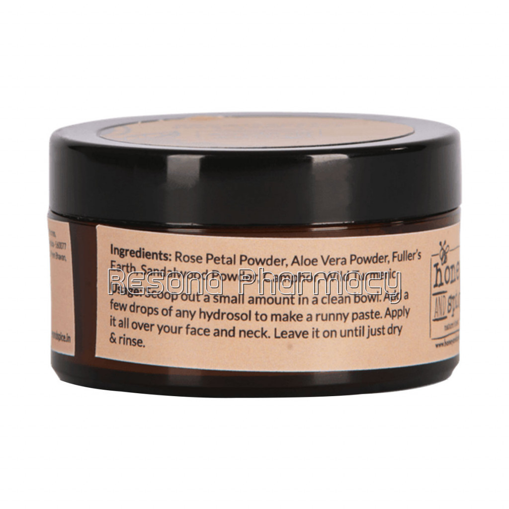 Rose and Sandalwood Face Pack 50Gm