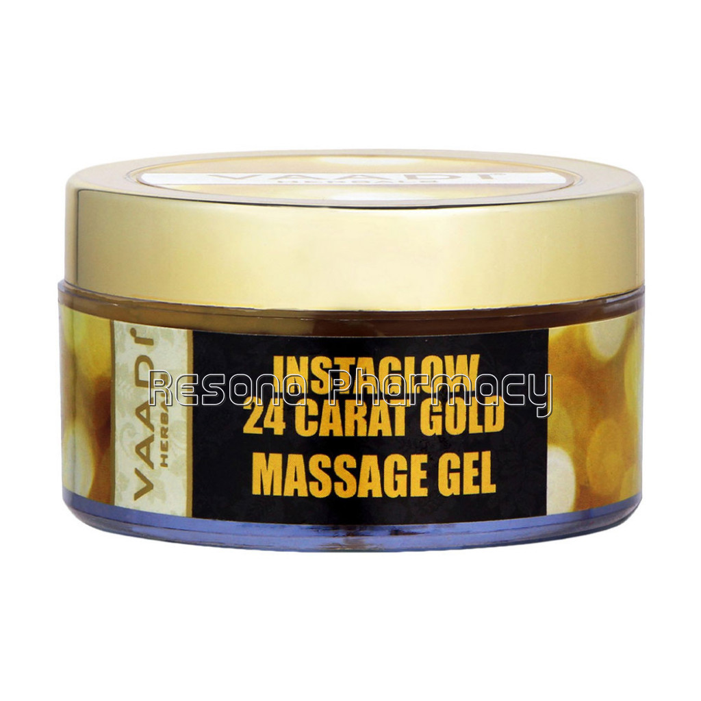 24 Carat Gold Massage Gel   24 Carat Gold Dust and Grape Seed Extract (50 Gms)