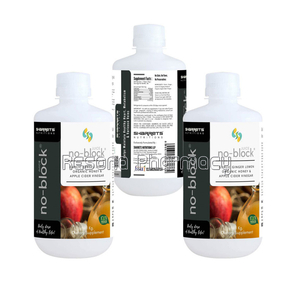 Apple Cider Vinegar Honey Garlic Ginger And Lemon Drink 1Kg Pack Of 3
