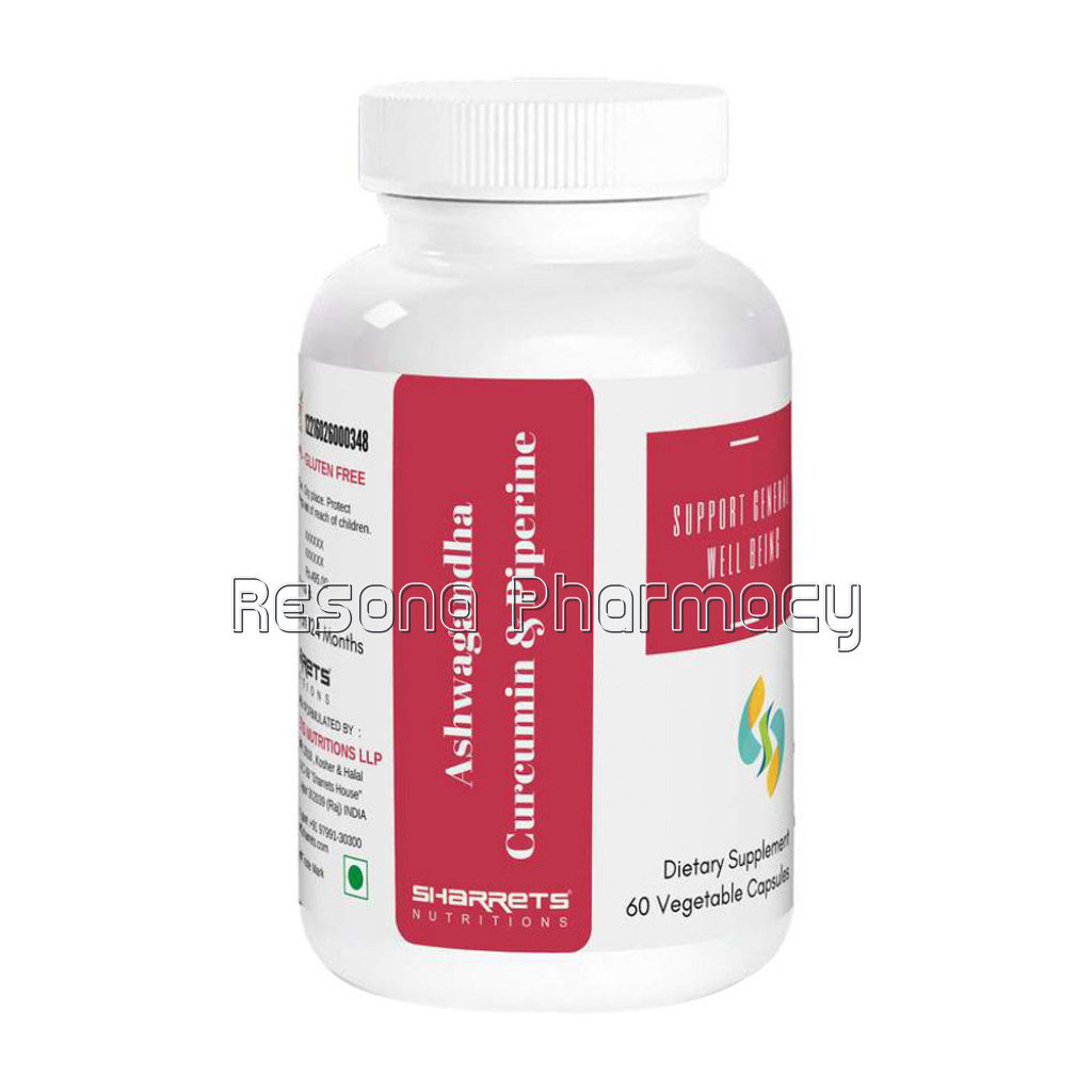 Ashwagandha , Curcumin and Piperine Capsules