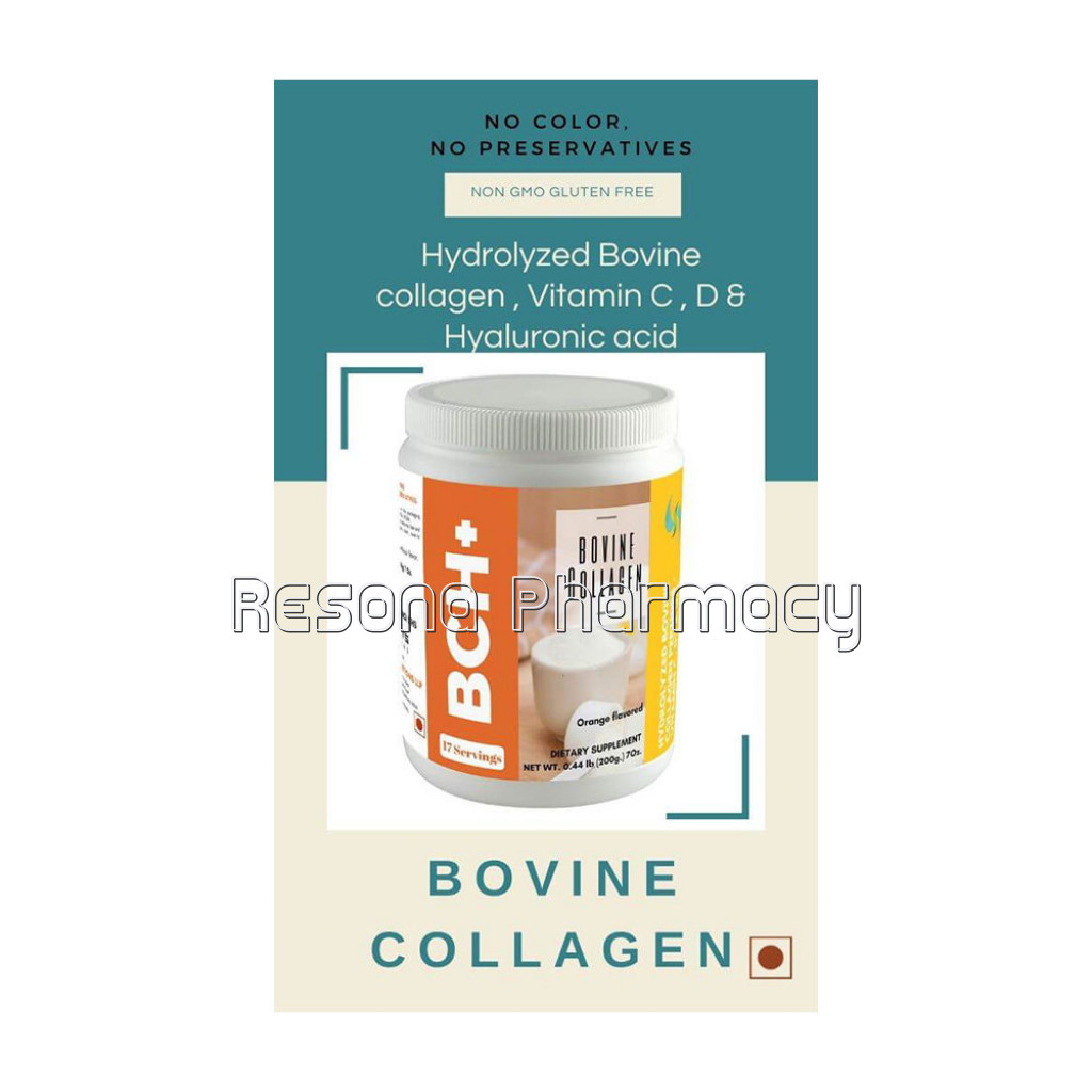 Bchplus Hydrolyzed Bovine Collagen Peptides Orange
