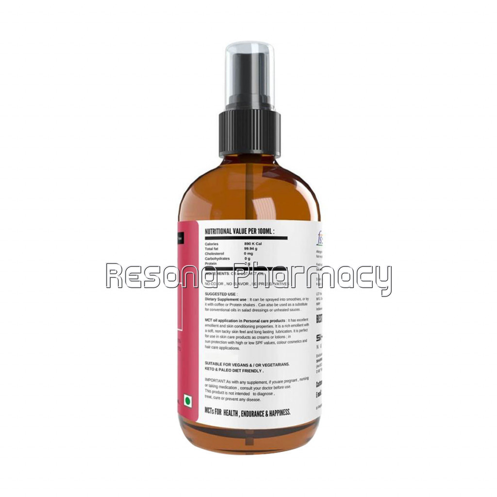 C8 C10 Mct Oil 3 Fl Oz Spray