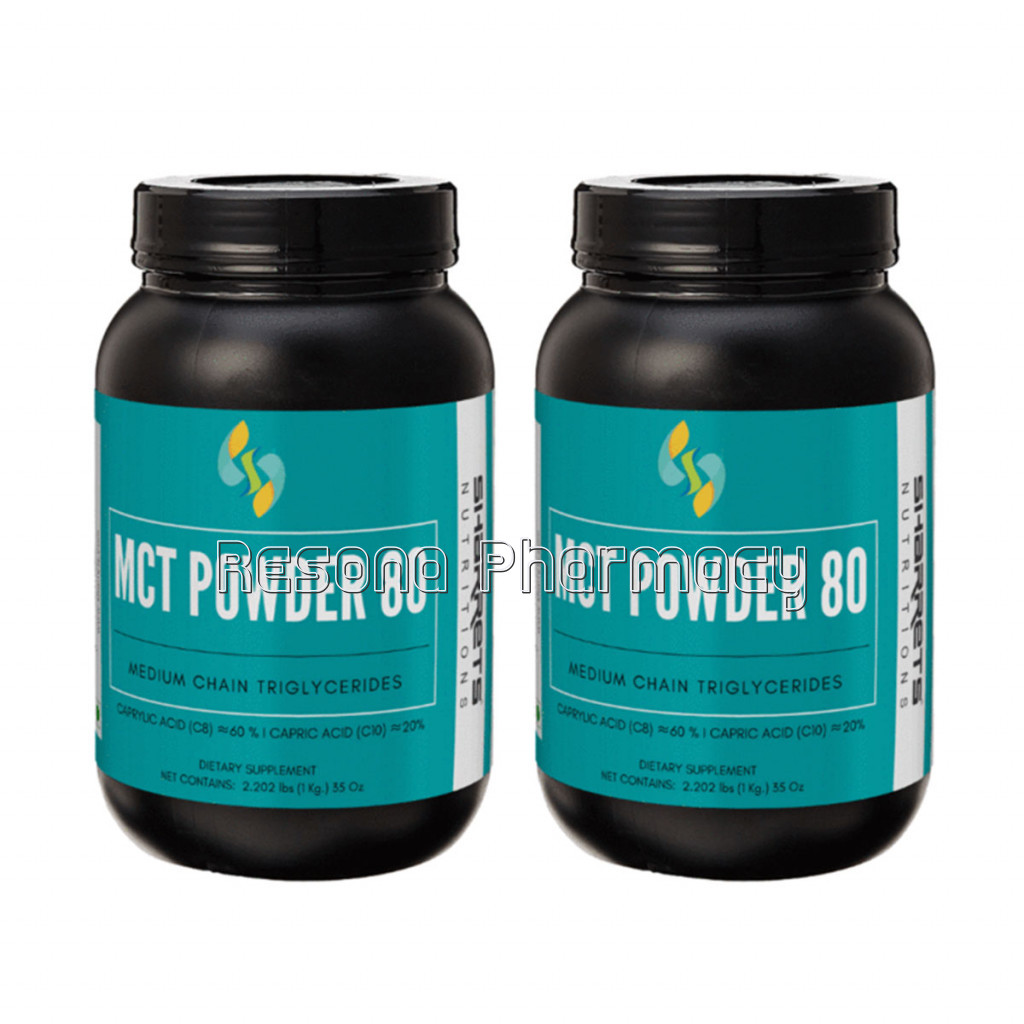 Coconut Mct Oil Powder 80  1Kg Pack Of 2
