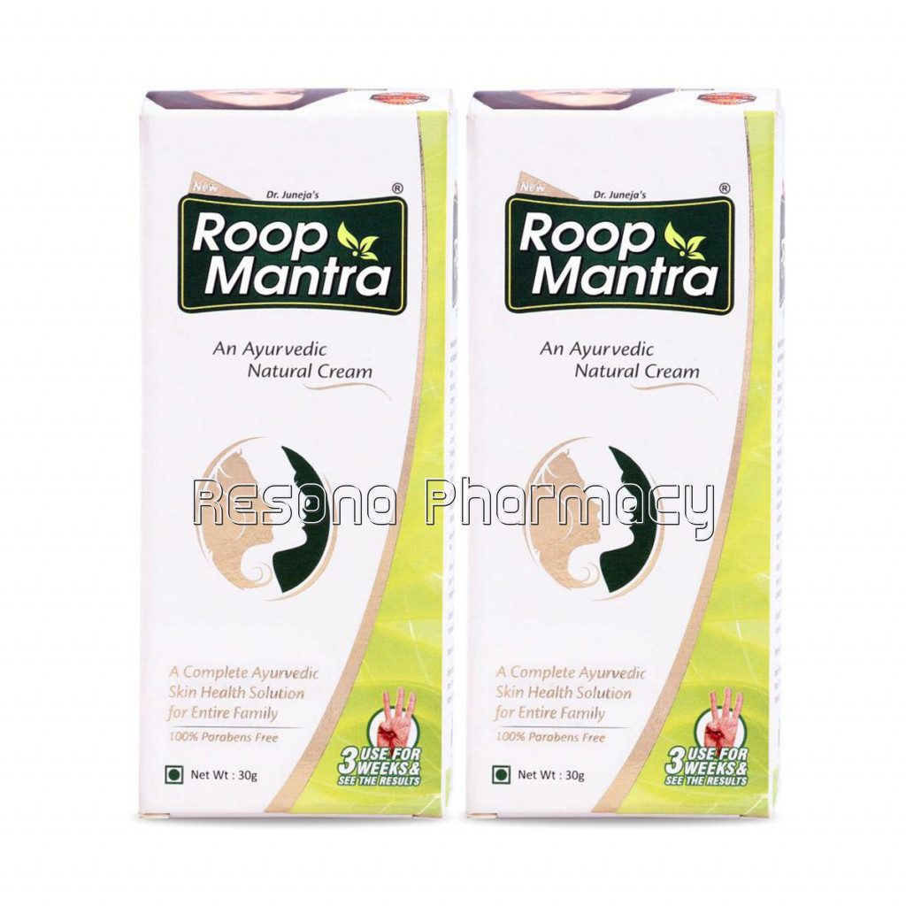 Roop Mantra  An Ayurvedic NaNaturalCream 30Gm Pack Of 2