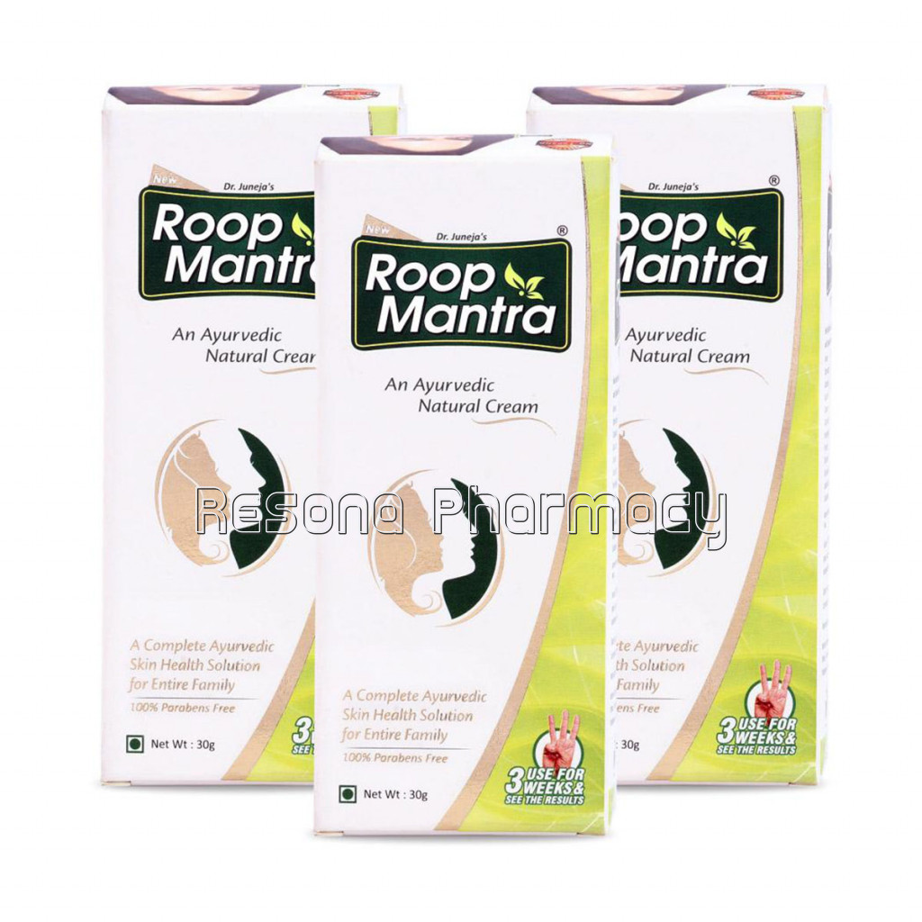 Roop Mantra  An Ayurvedic NaNaturalCream 30Gm Pack Of 3