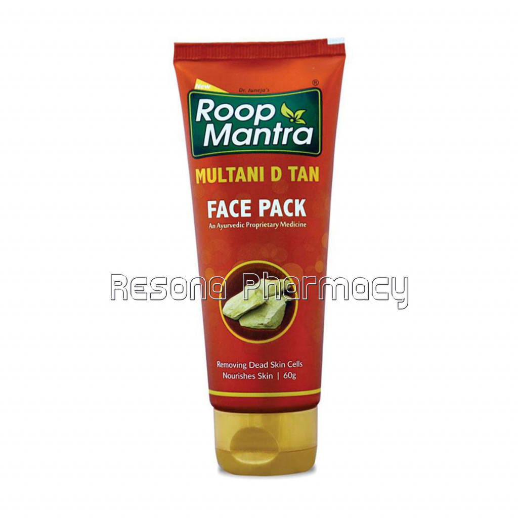 Roop Mantra Multani D Tan Face Pack 60Gm Pack Of 1