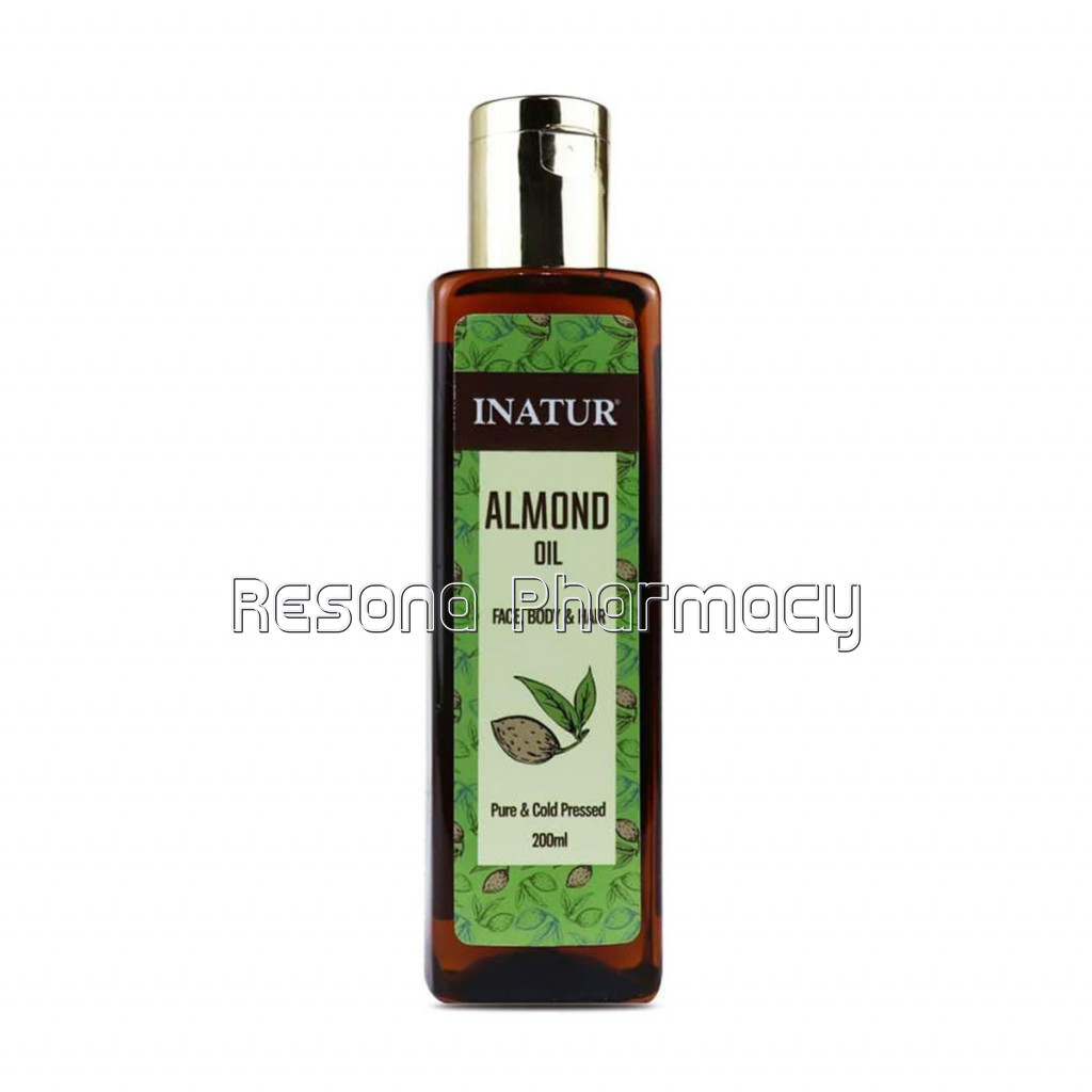 Almond Oil  Cold Pressed Oil ,Skin Nourisher, Treats Hair Damage,Hair Fall and Excellent Massage Oil 200Ml