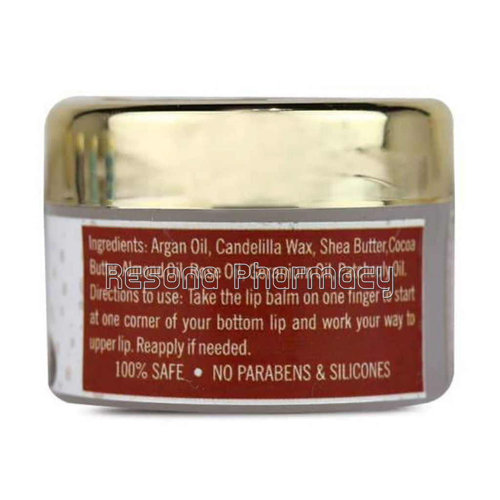 Argan Lip Balm   Deep Moisturizing , Vegan, No Animal Fats 10Gm