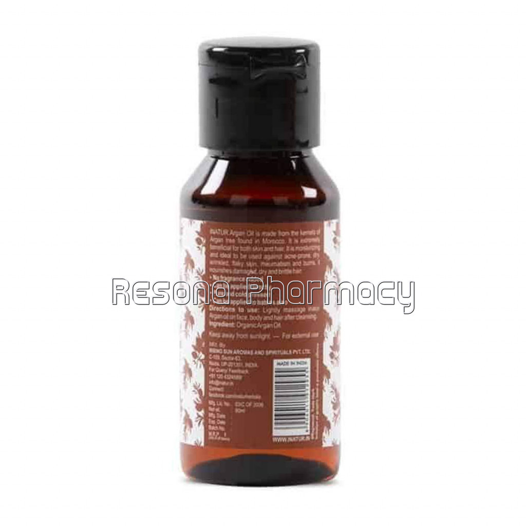 Argan Oil Organic Certified, Moisturizes And Heals Dry And Mature Skin 50Ml