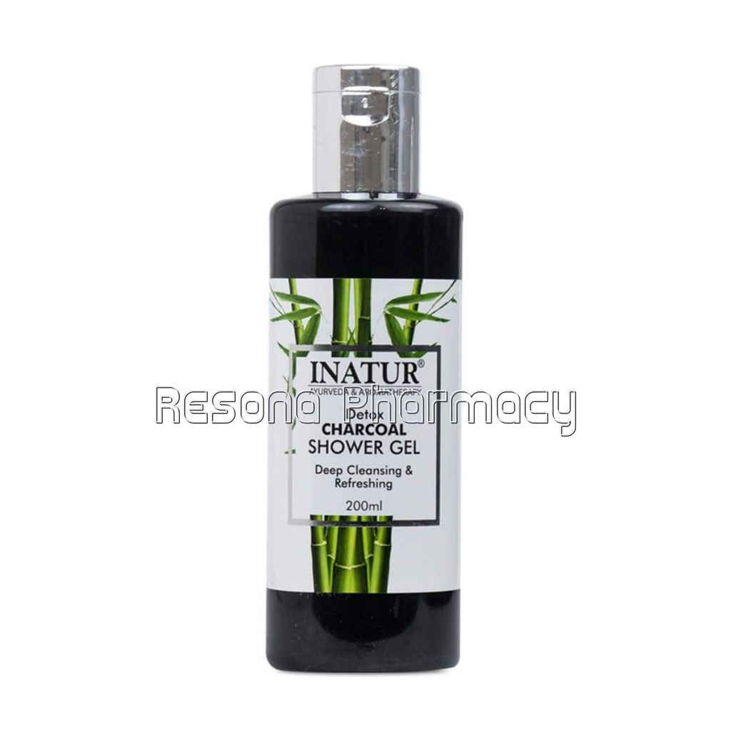 Detox Charcoal Shower Gel   Deep Cleansing and Refreshing 200Ml