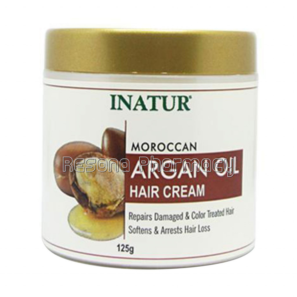 Argan Oil Hair Cream   Repairs Damaged and Color Treated Hair, Softens And Arrest Hair Loss