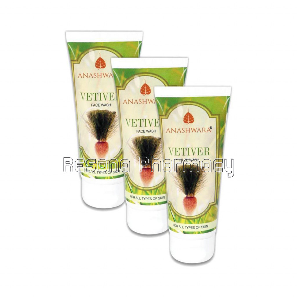 Vetiver Face Wash Skin Toning and Moisturizing Pack Of 3