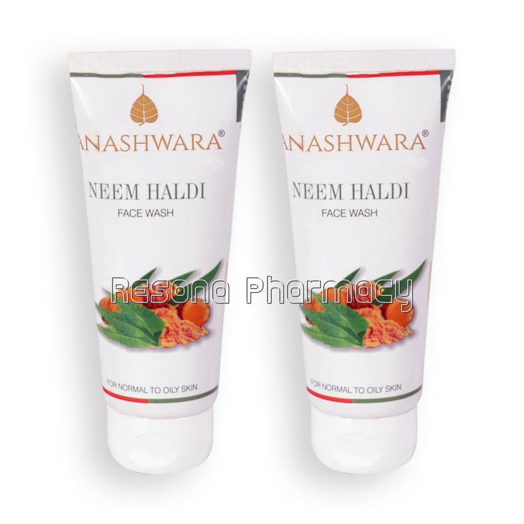 Anashwara Neem Haldi Face Wash To Remove Pimples And Acne Pack Of 2
