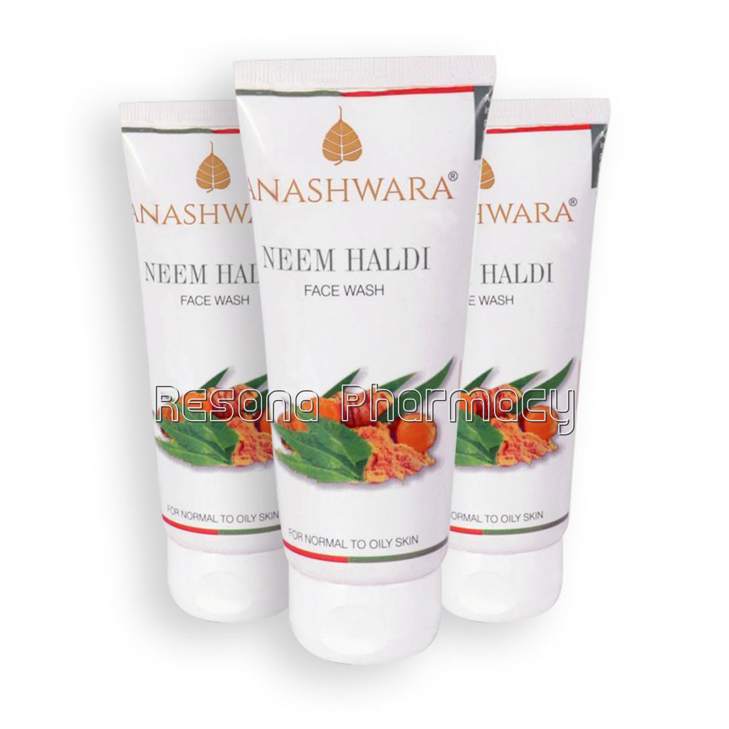 Anashwara Neem Haldi Face Wash To Remove Pimples And Acne Pack Of 3