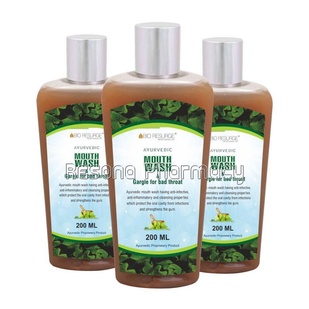 Ayurvedic Mouthwash For Instant Sore Throat Relief 200Ml Pack Of 3