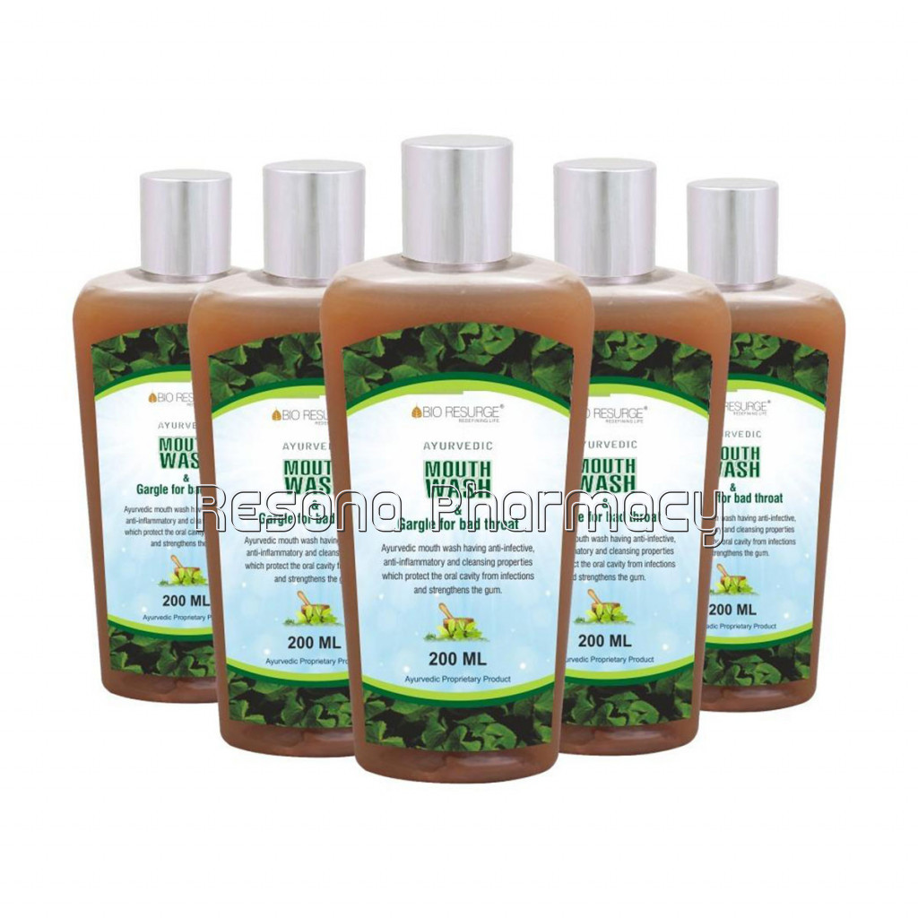 Ayurvedic Mouthwash For Instant Sore Throat Relief 200Ml Pack Of 5