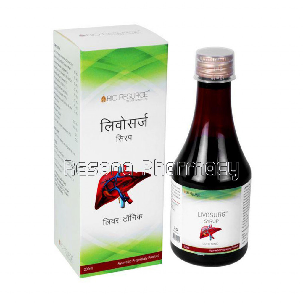 Livosurg Syrup For Liver Health – Improves Cell Function And Increases Immunity| Liver Protector And Detoxifier, Fatty Liver Tonic For Detox Pack Of 1