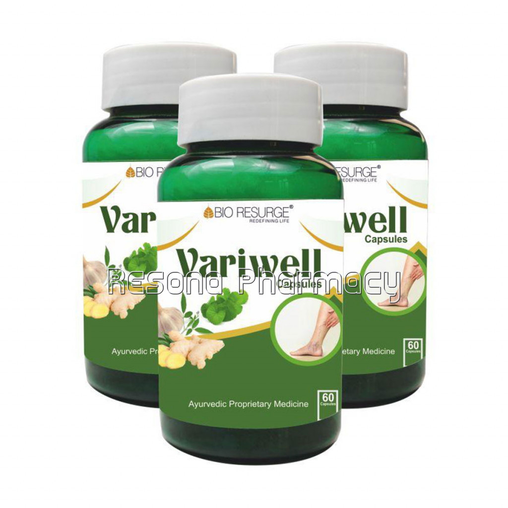 Variwell Capsules Reduce Pain In Varicose Veins Pack Of 3
