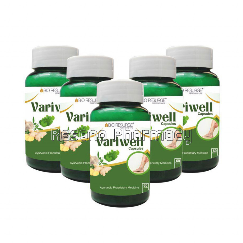 Variwell Capsules Reduce Pain In Varicose Veins Pack Of 5