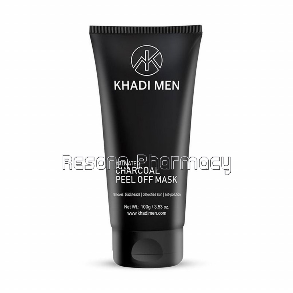 Khadi Men Charcoal Peel Off Mask