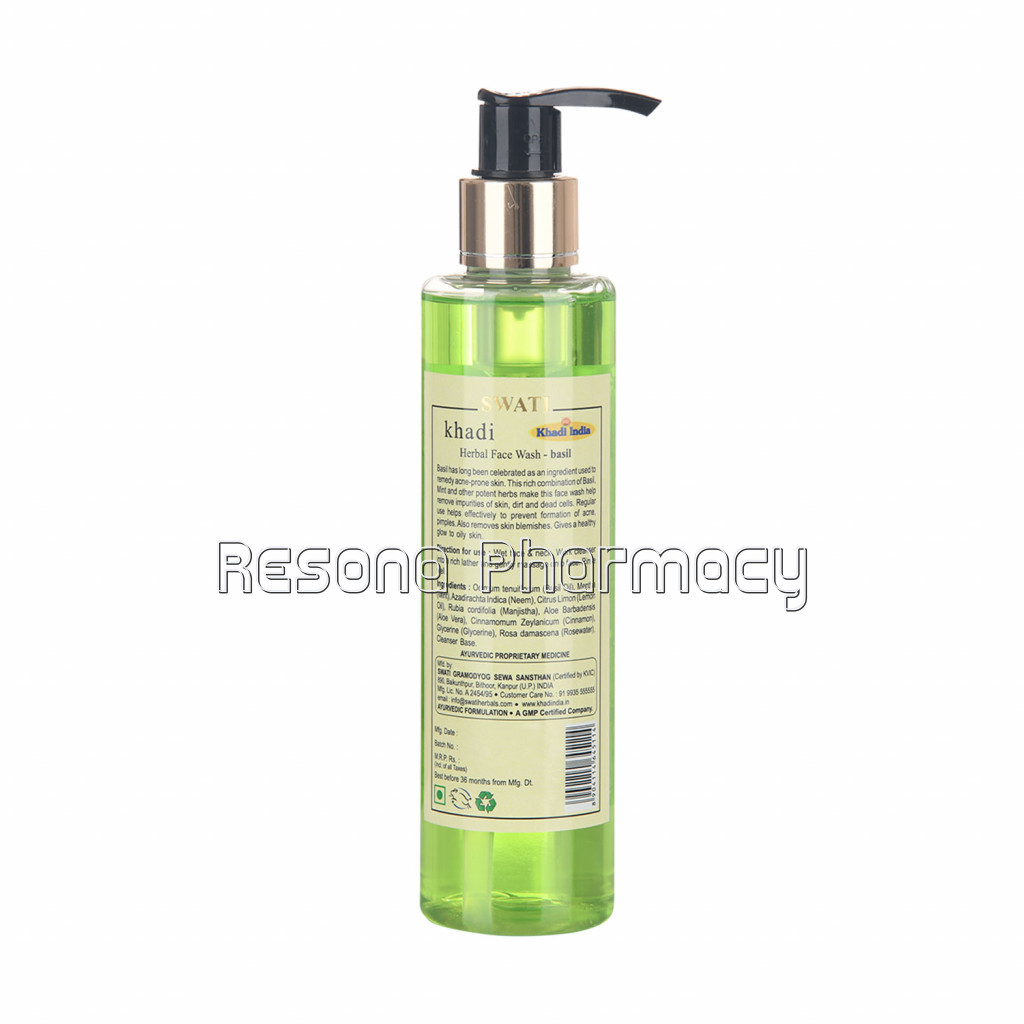 Khadi   Ayurvedic Facewash   Basil