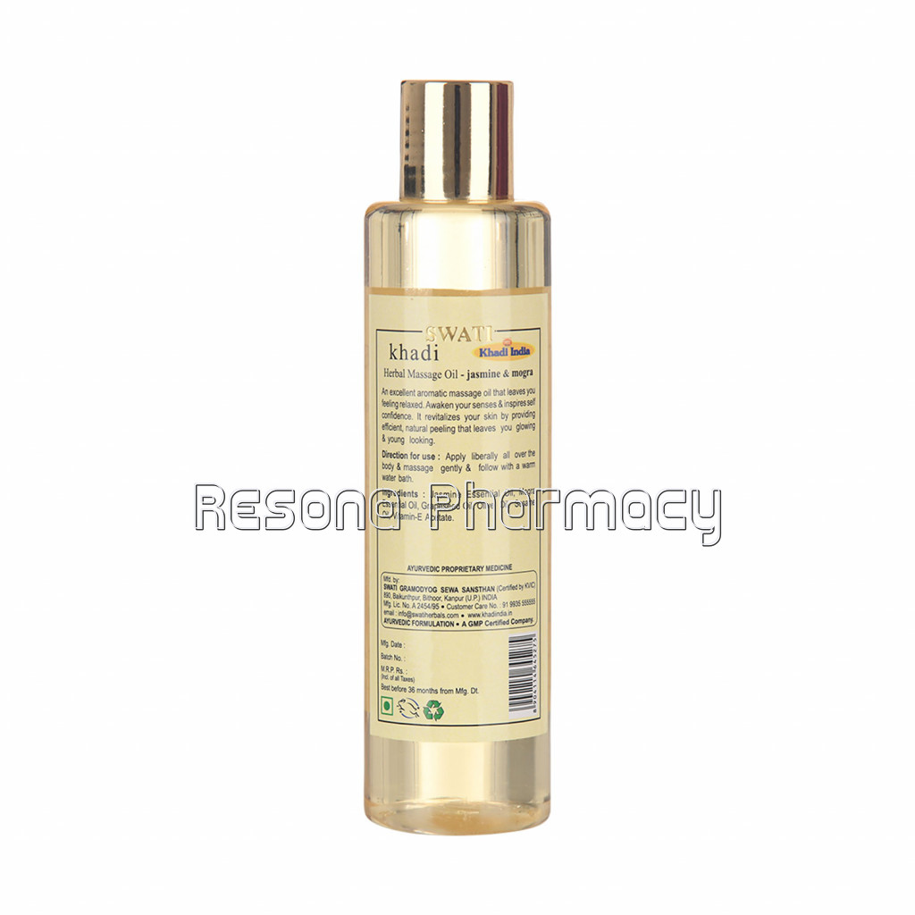 Khadi  Ayurvedic Massage Tail   Jasmine Mogra
