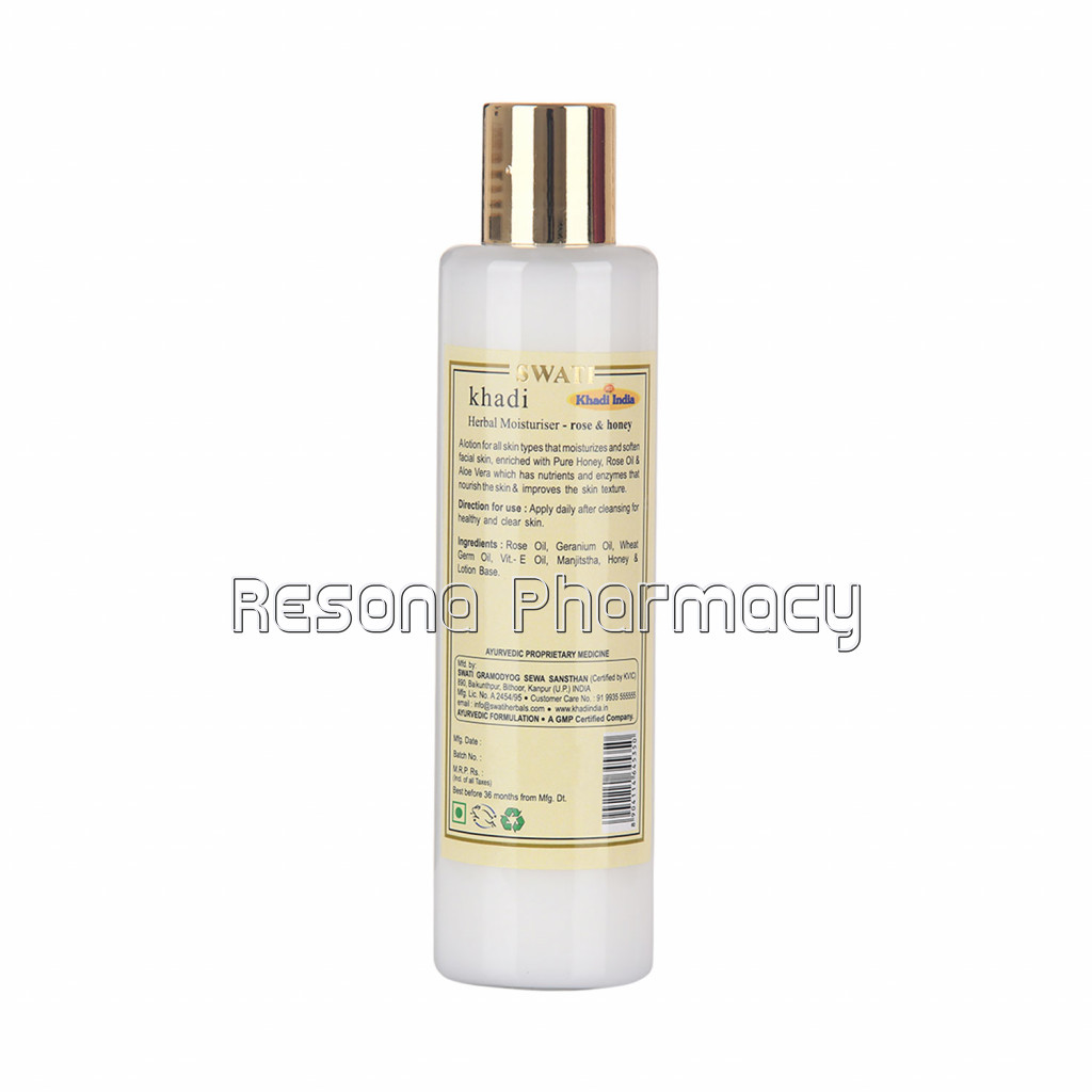 Khadi   Ayurvedic L Moisturising Lotion   Rose And Honey
