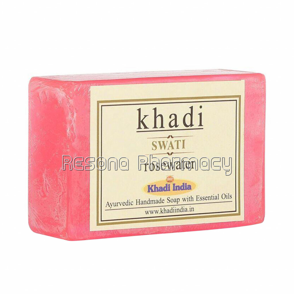 Khadi Swati Ayurvedic Handmade Soap Rose Water
