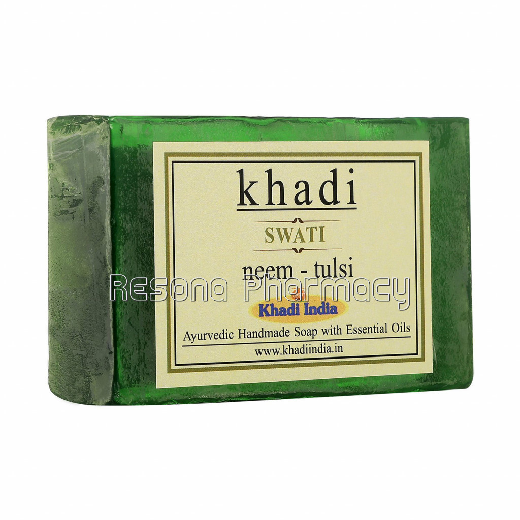 Khadi Swati Ayurvedic Handmade Soap Neem Tulsi