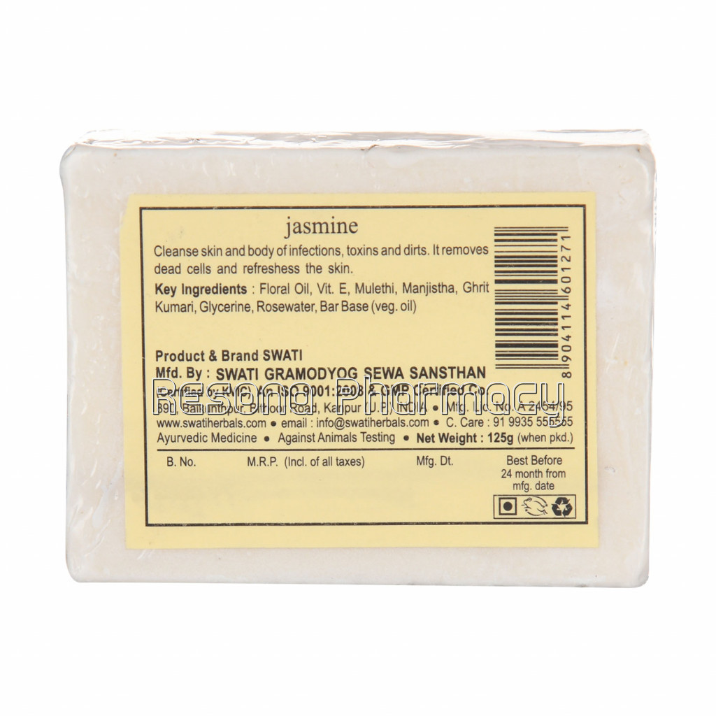 Khadi Swati Ayurvedic Handmade Soap Jasmine