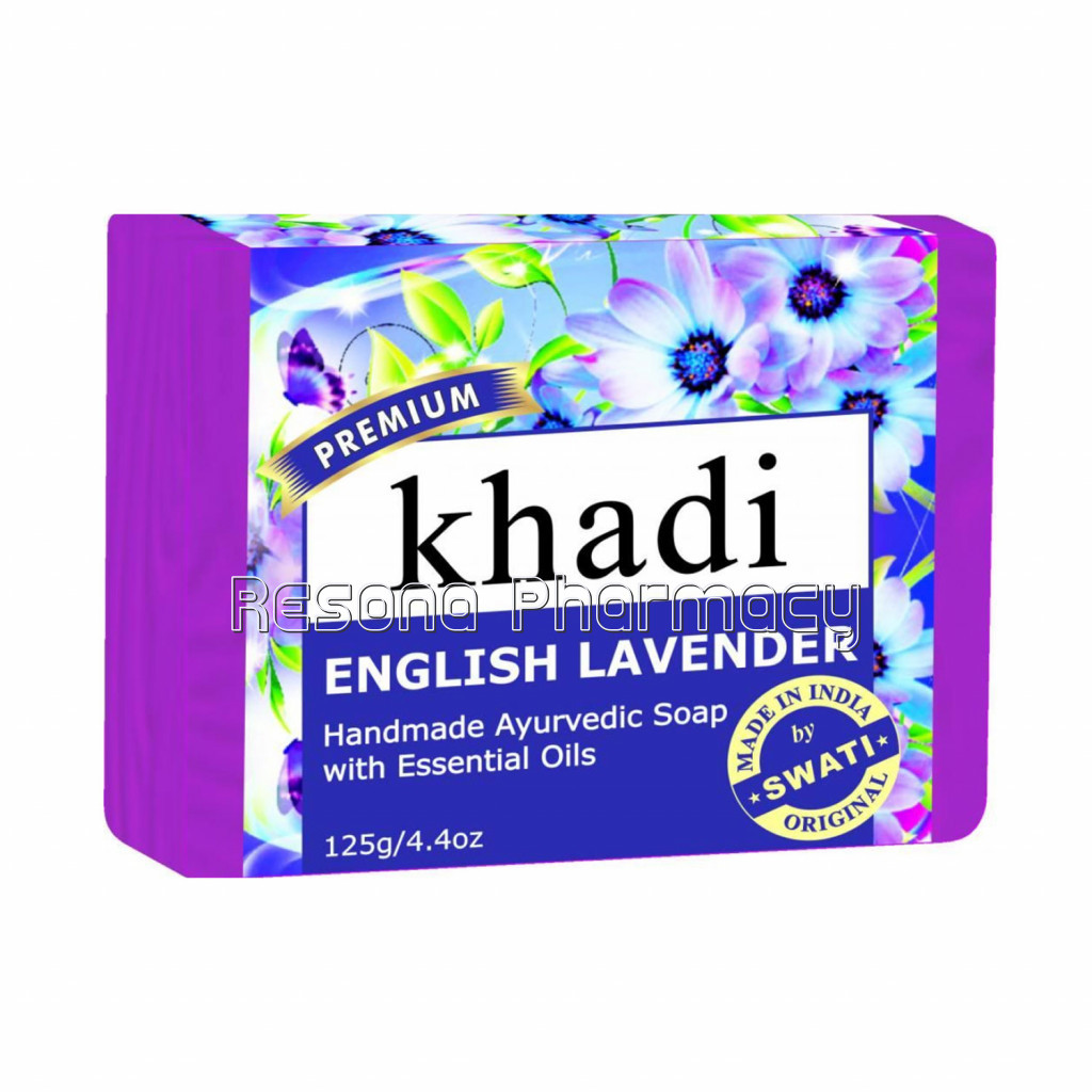 Khadi Premium English Lavender Soap 125 Gm