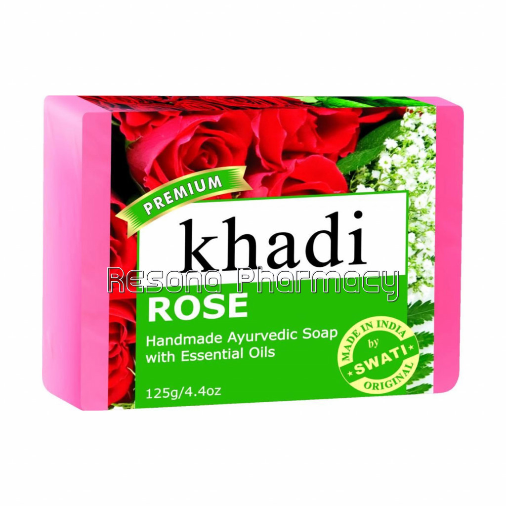Khadi Premium Rose Soap 125 Gm