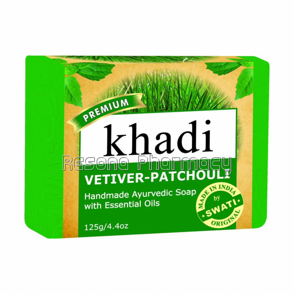 Khadi Premium Vetiver Patchouli Soap 125 Gm.