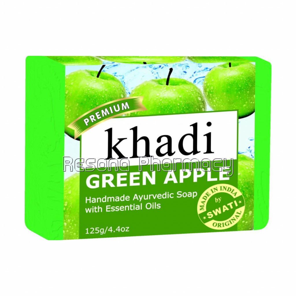 Khadi Premium Green Apple Soap 125 Gm.