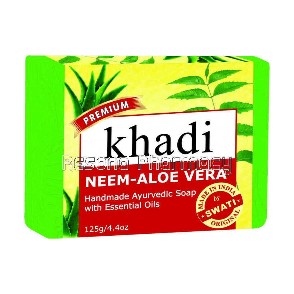 Khadi Premium Neem Aloe Vera Soap 125Gm.