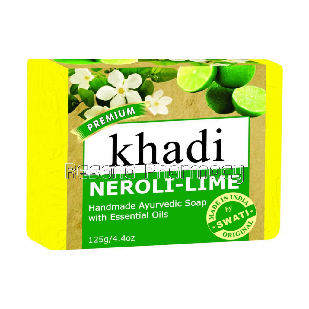 Khadi Premium Neroli Lime Soap 125 Gm.