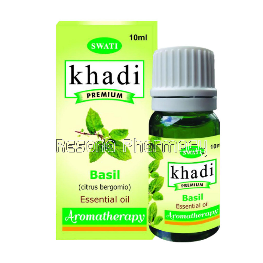 Khadi Premium Essential Oil Basil (Citrus Bergomio) 10 Ml