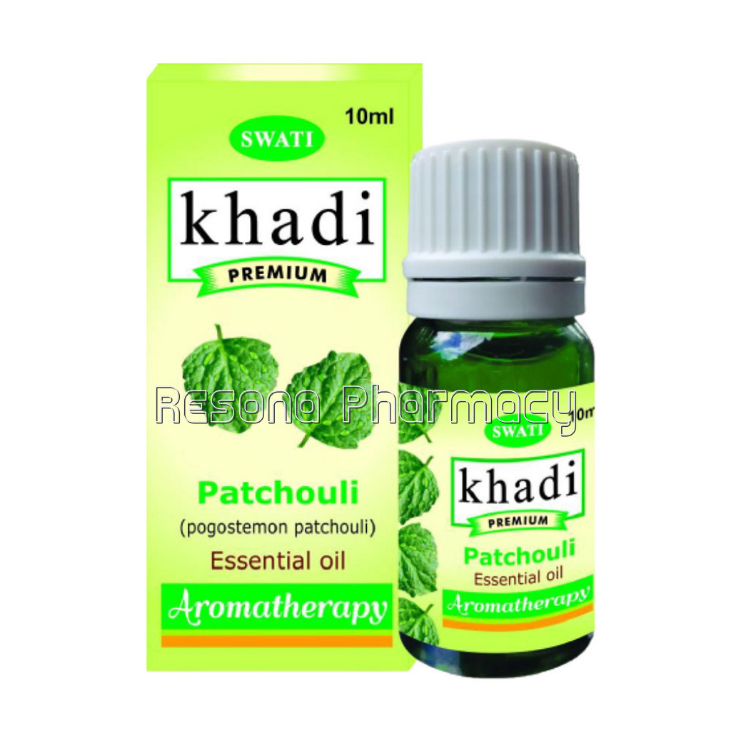 Khadi Premium Essential Oil Patchouli (Pogostemon Patchouli) 10 Ml