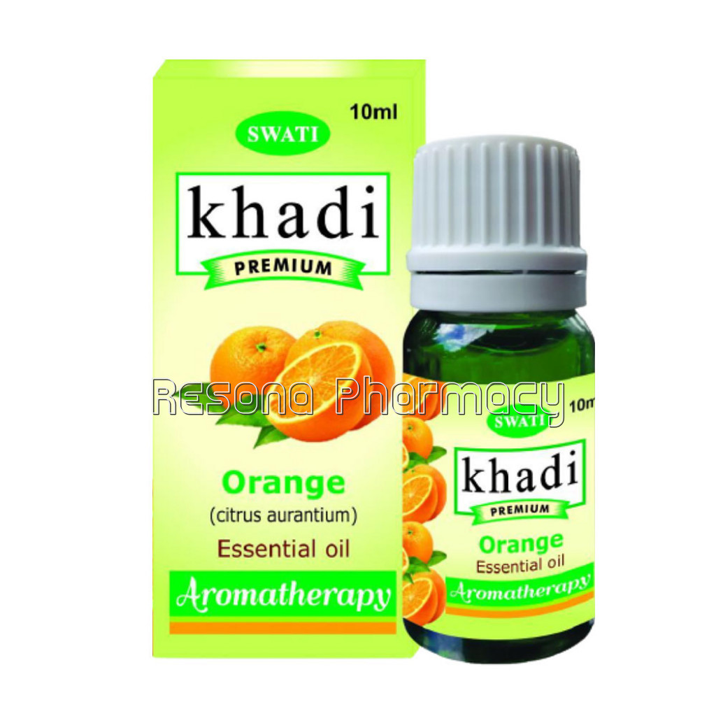 Khadi Premium Essential Oil Orange (Citrus Aurantium) 10 Ml