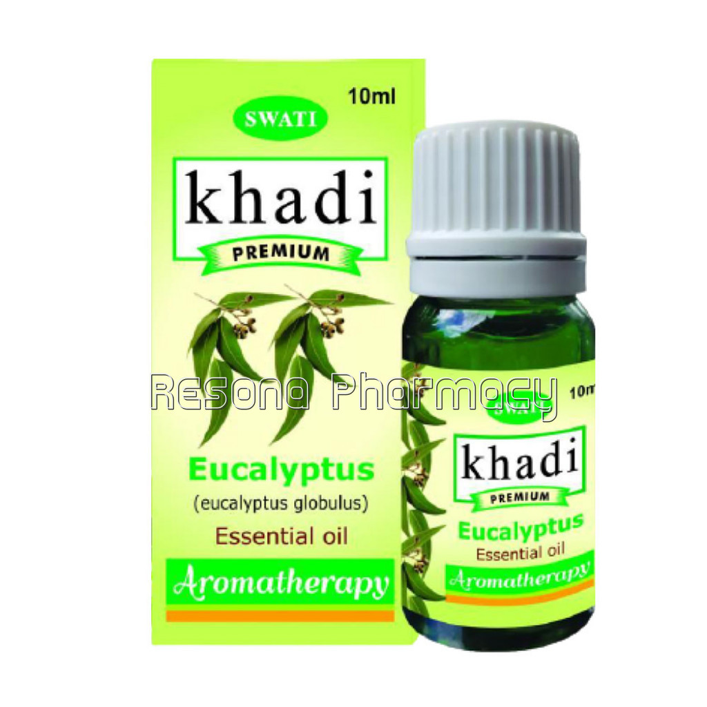 Khadi Premium Essential Oil Eucalyptus (Eucalyptus Globulus) 10 Ml