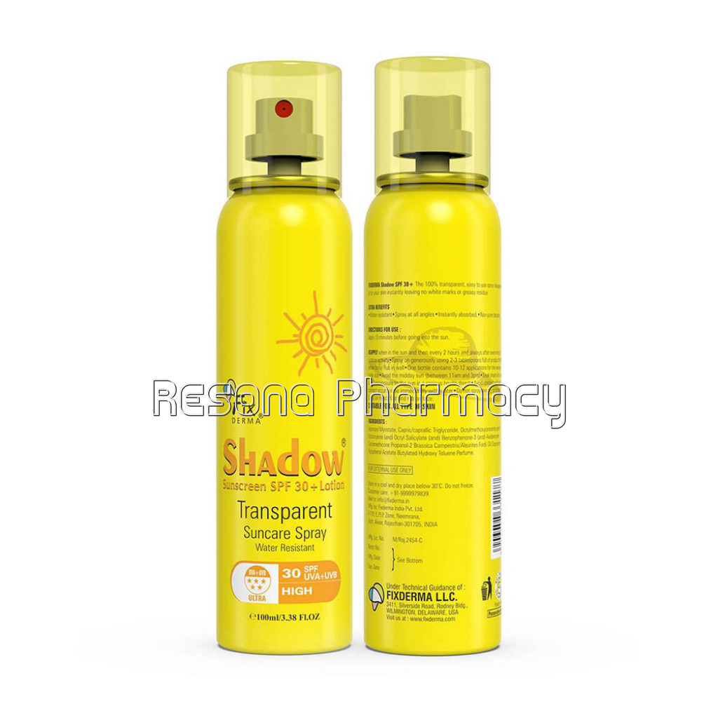 Shadow Spf 30Plus Lotion Transparent Suncare Spray