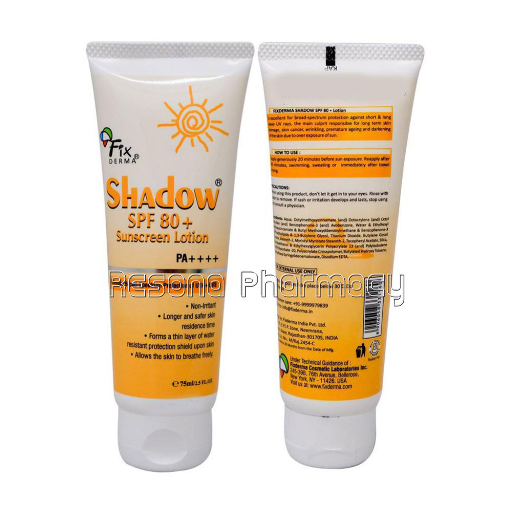 Shadow Spf 80Plus Sunscreen Lotion