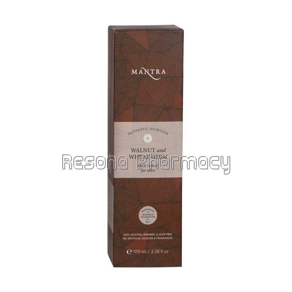 Walnut and Wheat Germ Face Scrub For Men