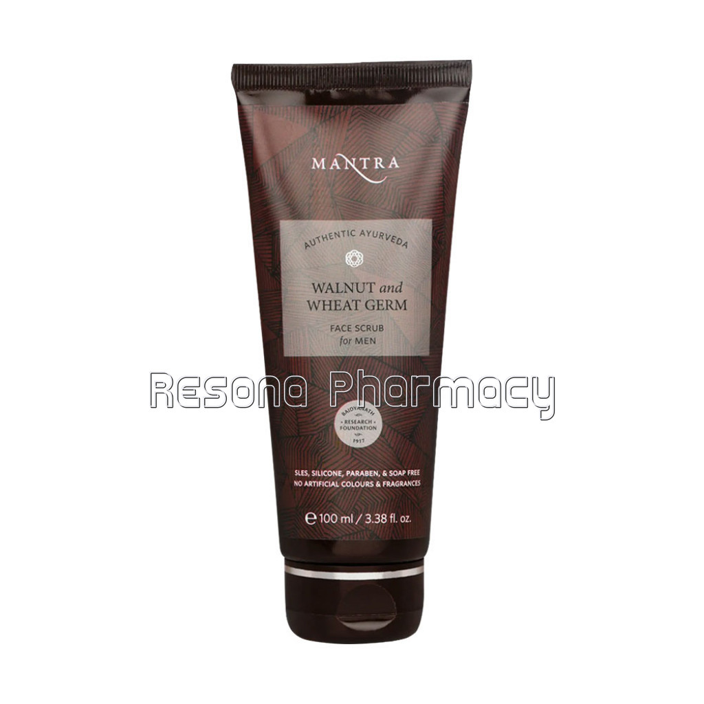 Walnut and Wheat Germ Face Scrub For Men