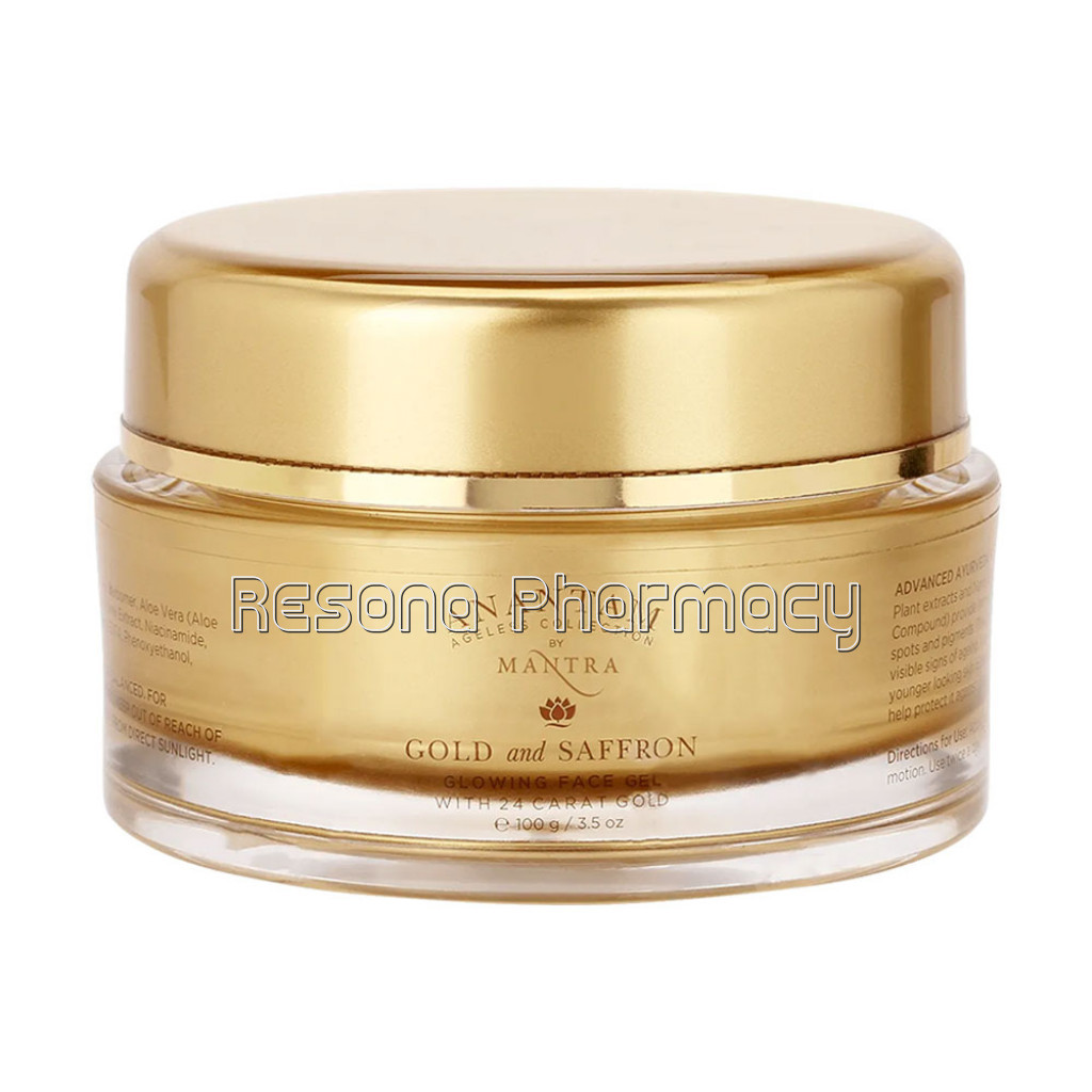 Gold And Saffron Glowing Face Gel With 24 Carat Gold