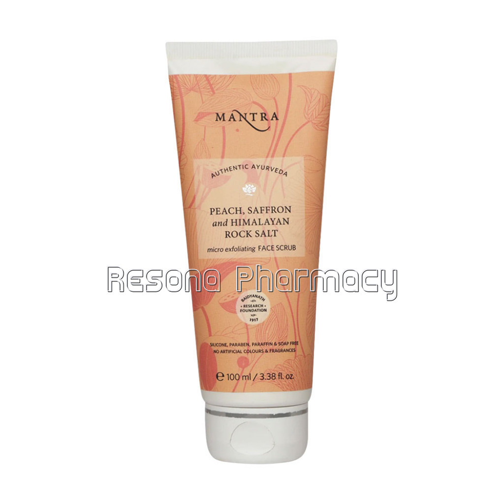 Peach, Saffron And Himalayan Rock Salt Micro Exfoliating Face Scrub