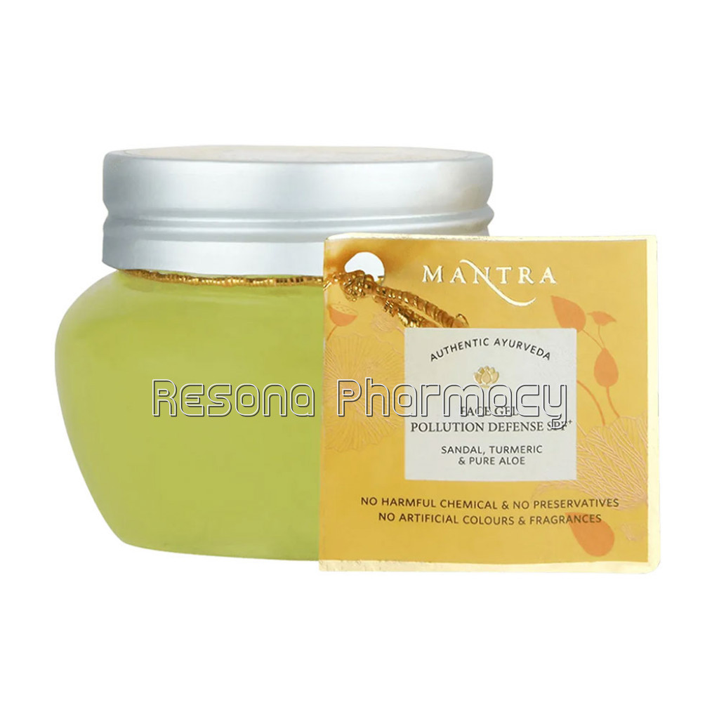 Face Gel Pollution Defense Spfplus Sandal Turmeric and Pure Aloe